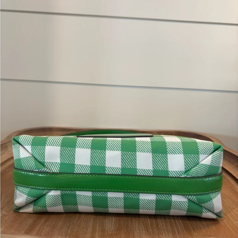 Kate Spade Sam Icon Gingham Printed Fabric Small Shoulder Bag NWT - Picture 12 of 14